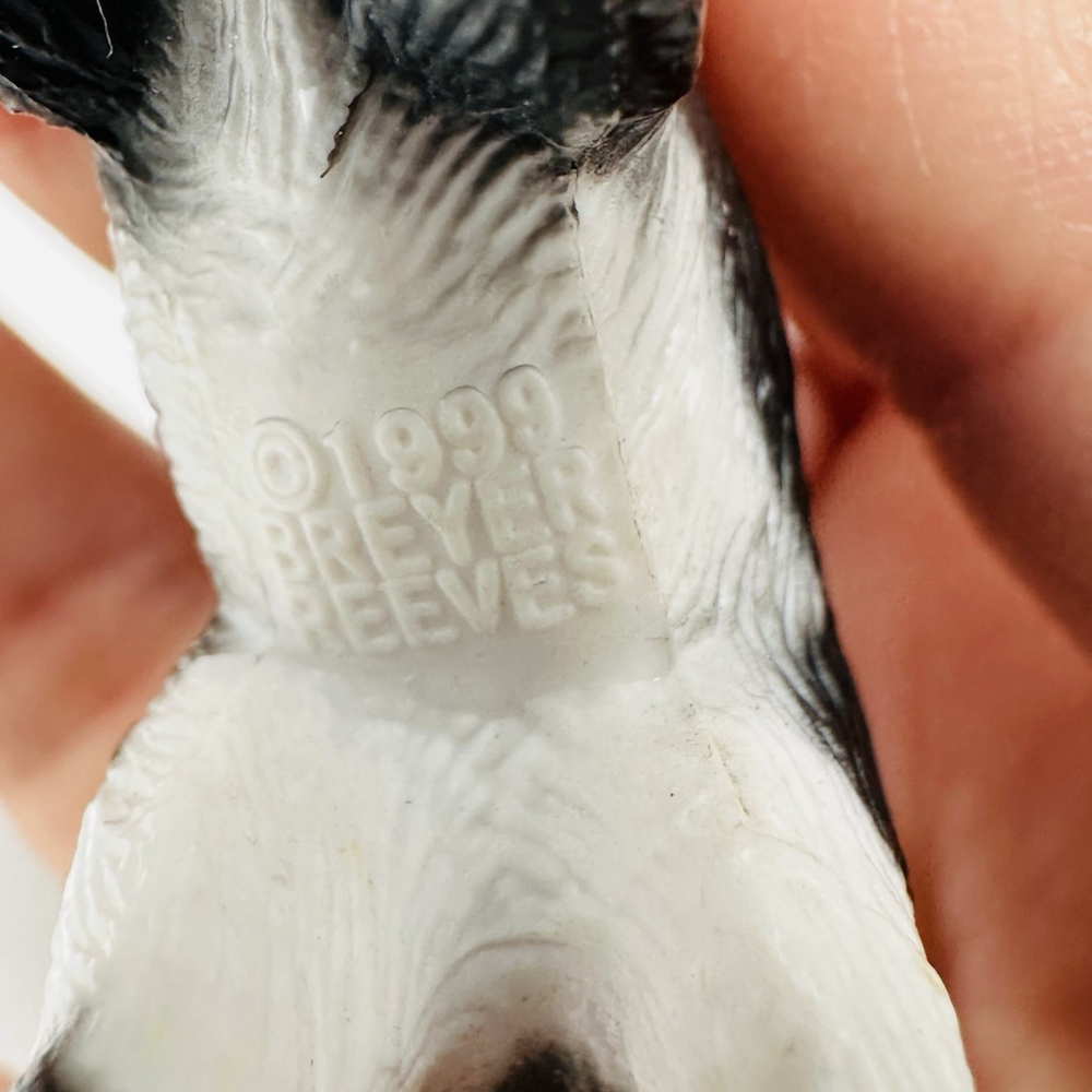 1999 Breyer Reeves Realistic Kitty Cat Black White 2” Toy Plastic Figurine HTF - Picture 4 of 7